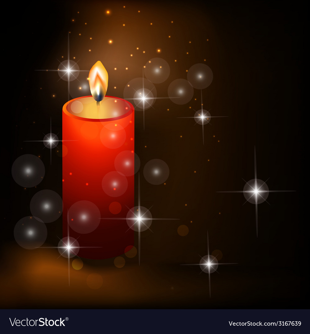 Candle Royalty Free Vector Image - VectorStock