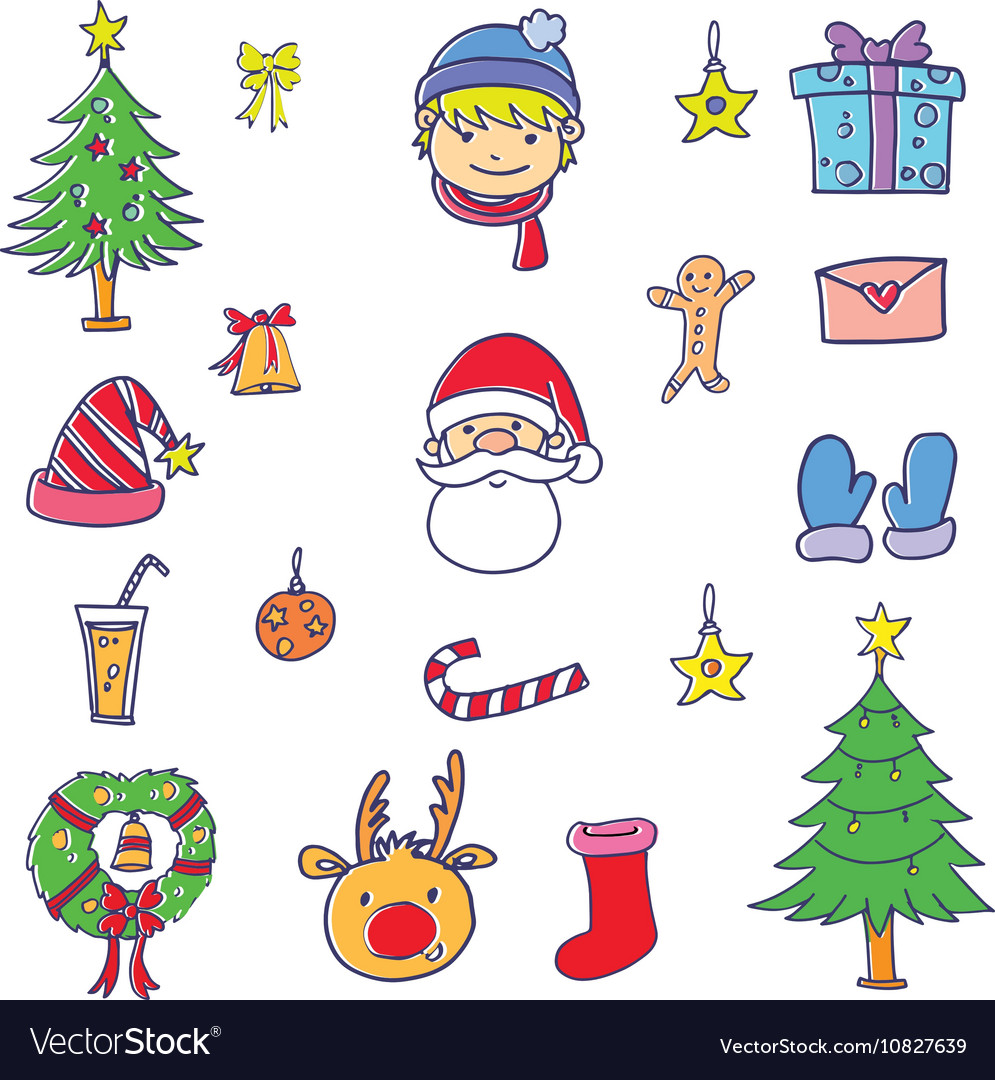 Christmas Doodle Set