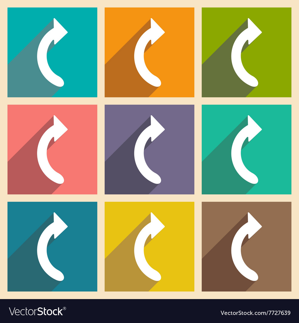 Flat with shadow concept and mobile application