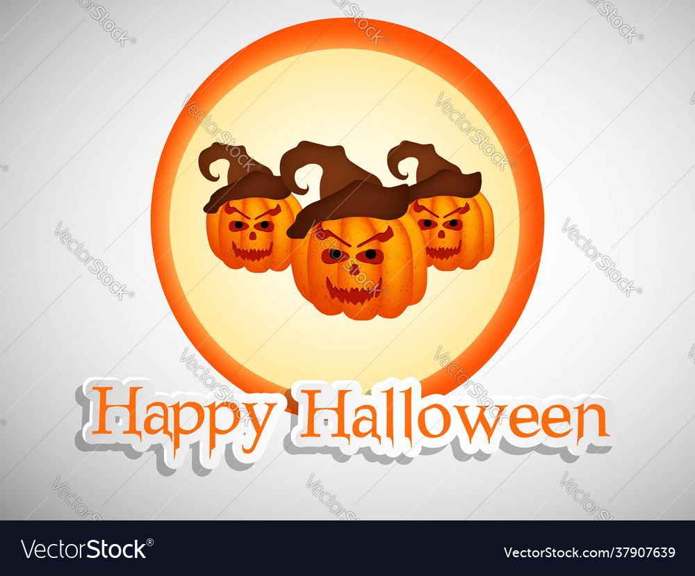 Halloween background Royalty Free Vector Image