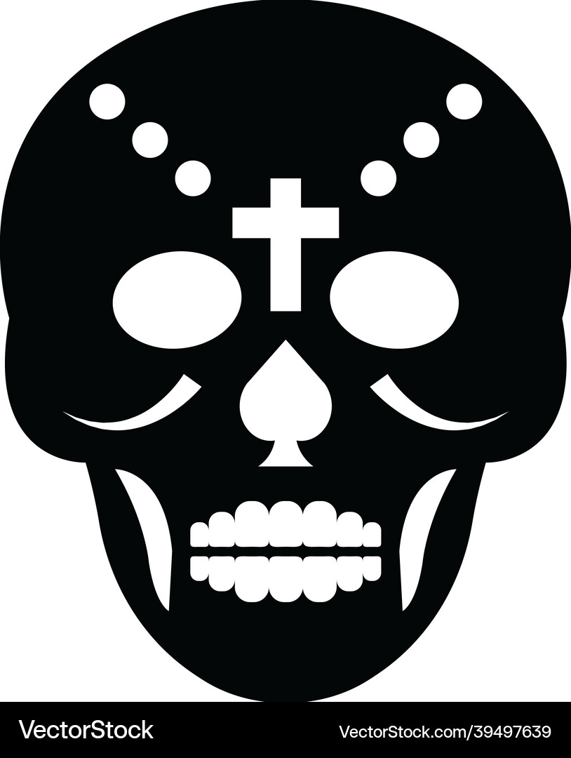 Human skull Royalty Free Vector Image - VectorStock