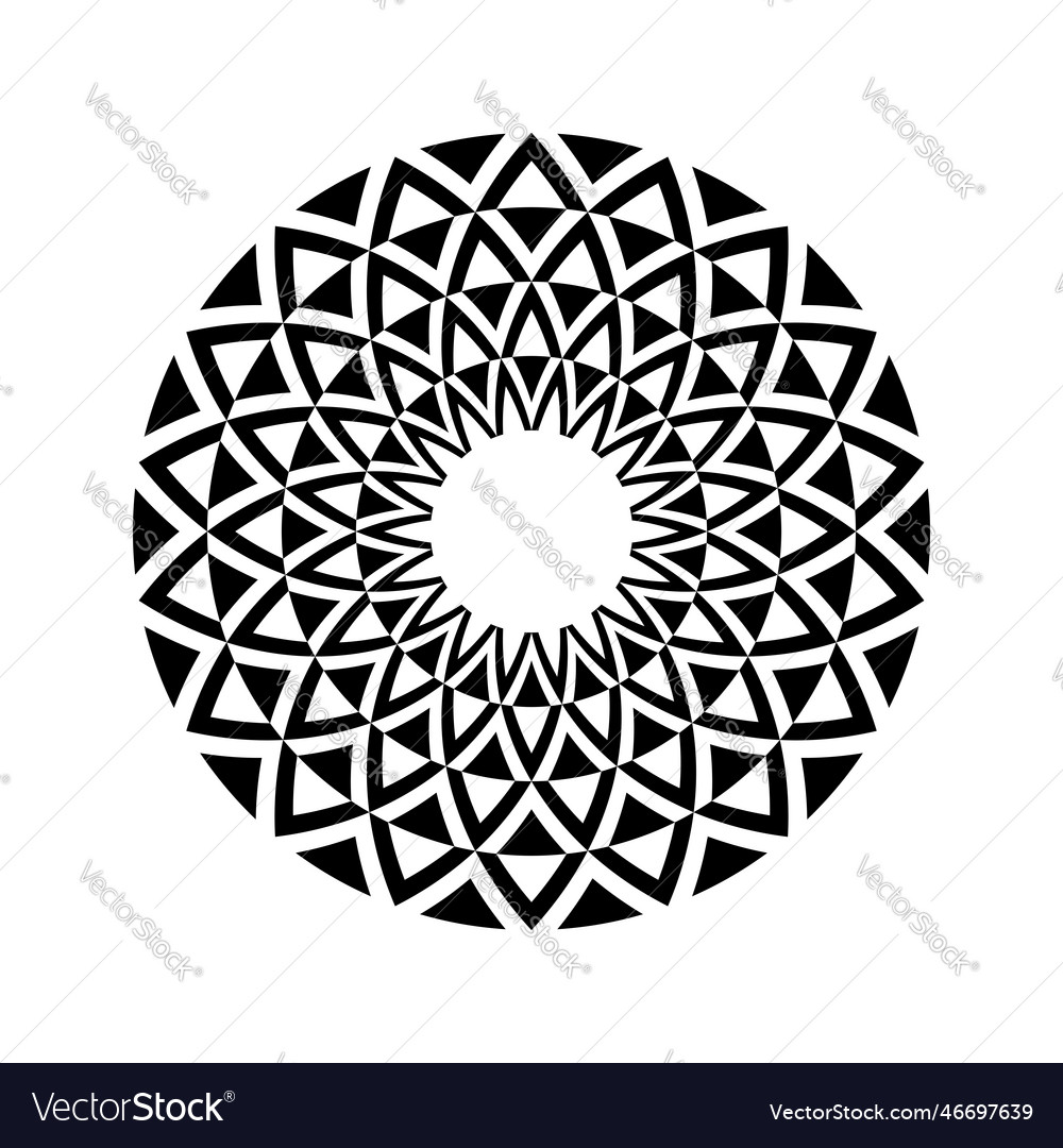 Intricate Radial Circle Pattern