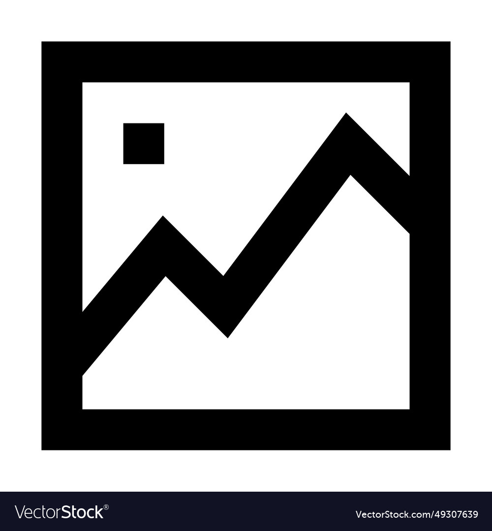 Picture icon suitable for website ui design vector image Picture icon suitable for website ui design
