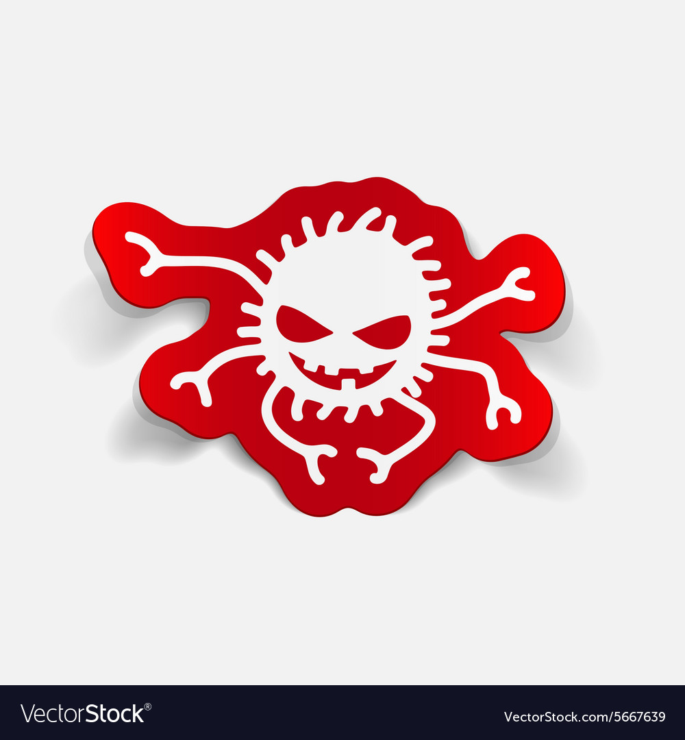 Realistic design element spider