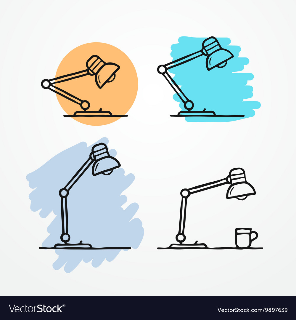 Sketchy table lamp