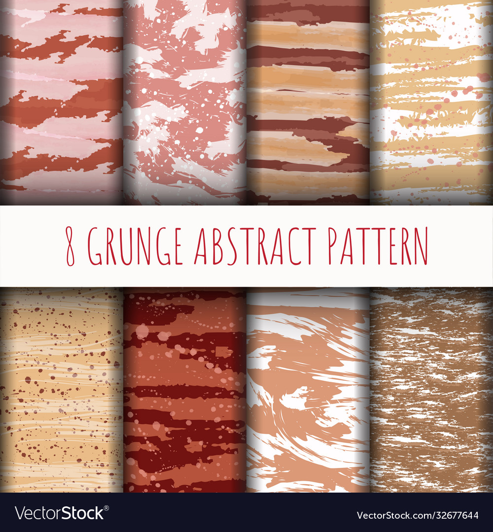 8 line abstract pattern background set collection