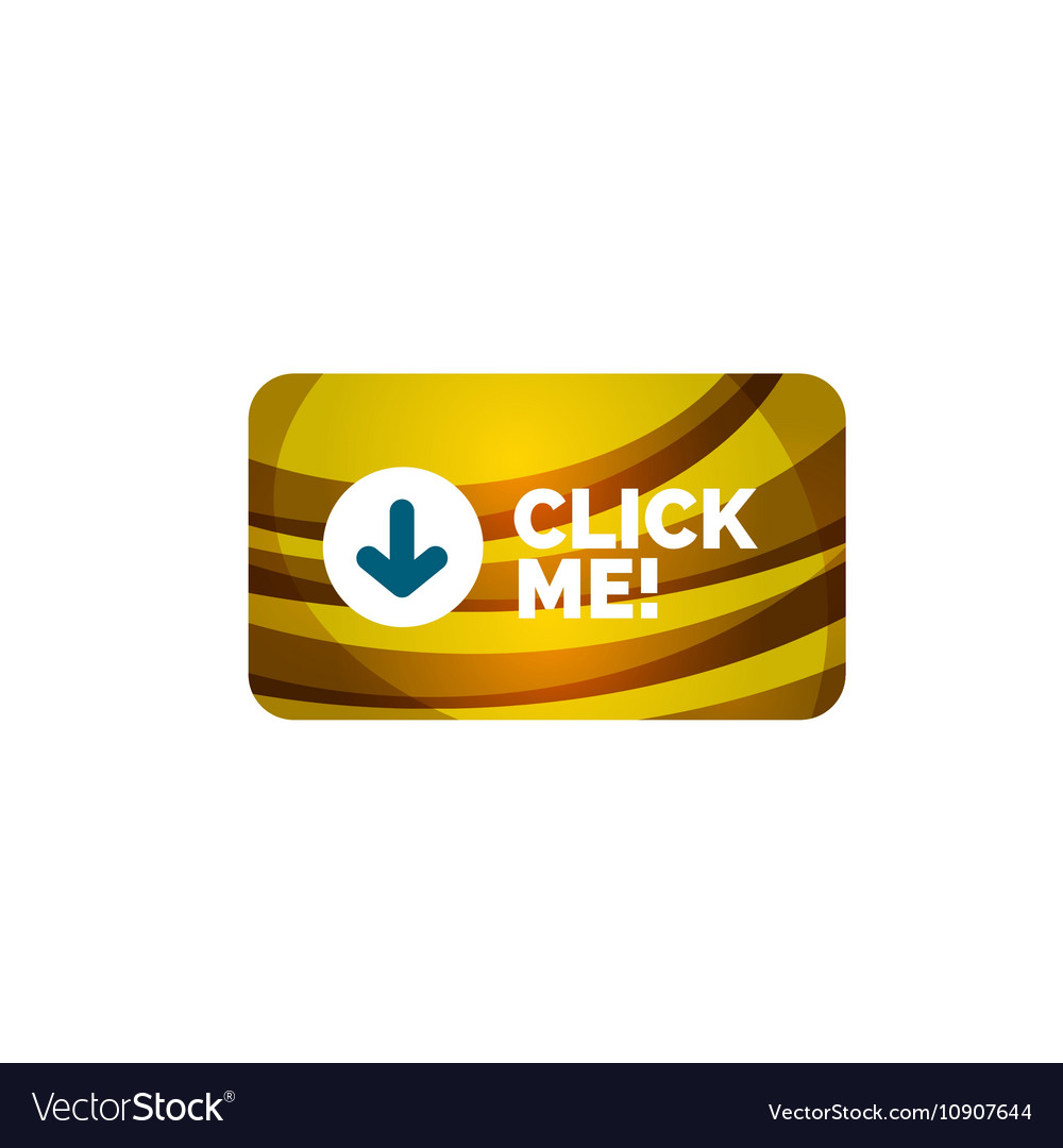 Abstract rectangle button template
