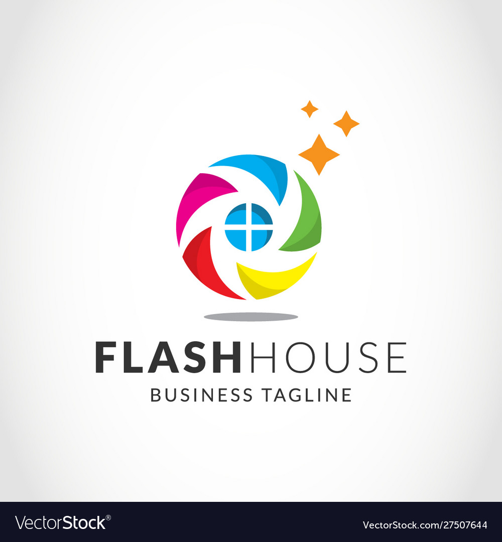 Flash Photography Logo - Vibrant & Modern