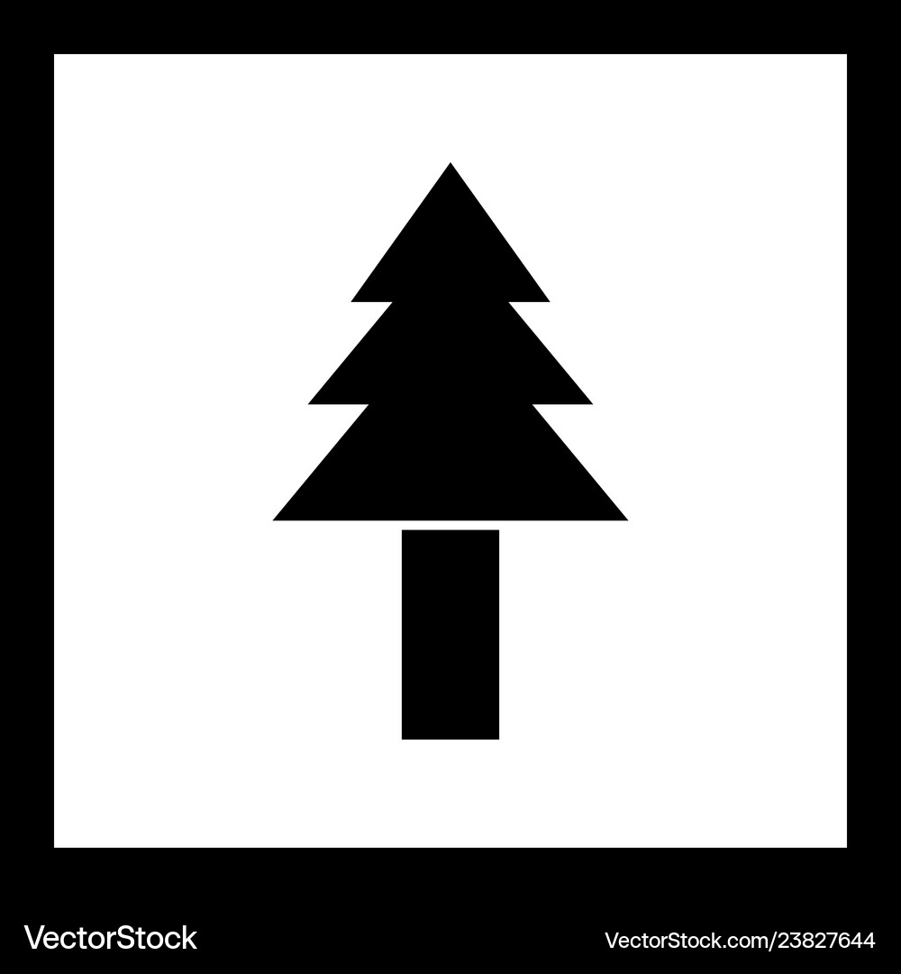 Pine tree icon Royalty Free Vector Image - VectorStock