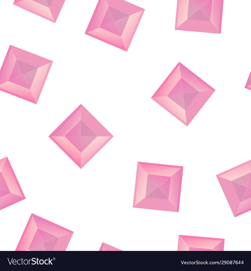 Ruicon icon gemstone ruby seamless pattern