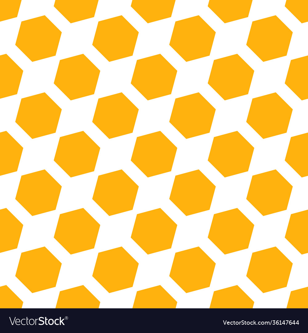 Seamless pattern with color honeycomb shapes Vector Image Seamless pattern with color honeycomb shapes
