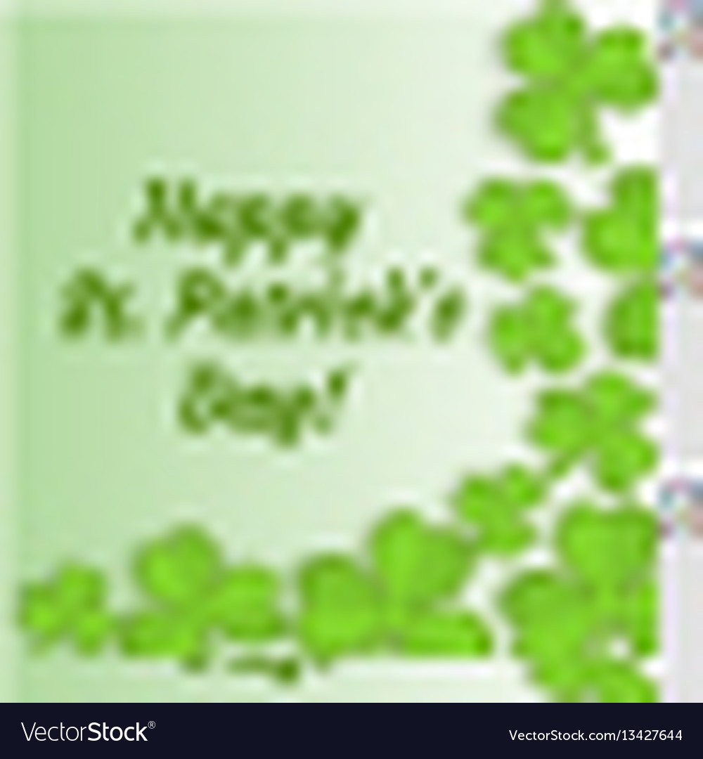 St patrick s day greeting card invitation