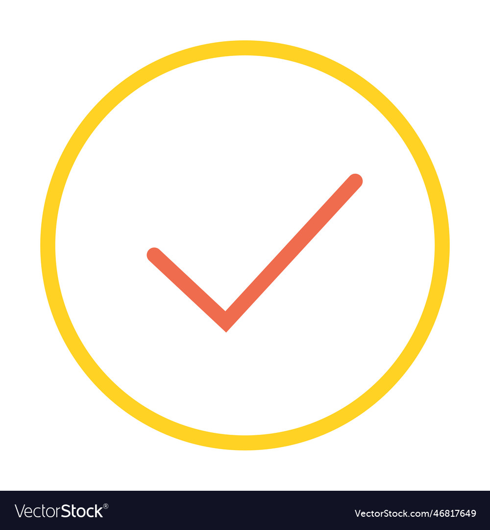 Button check icon