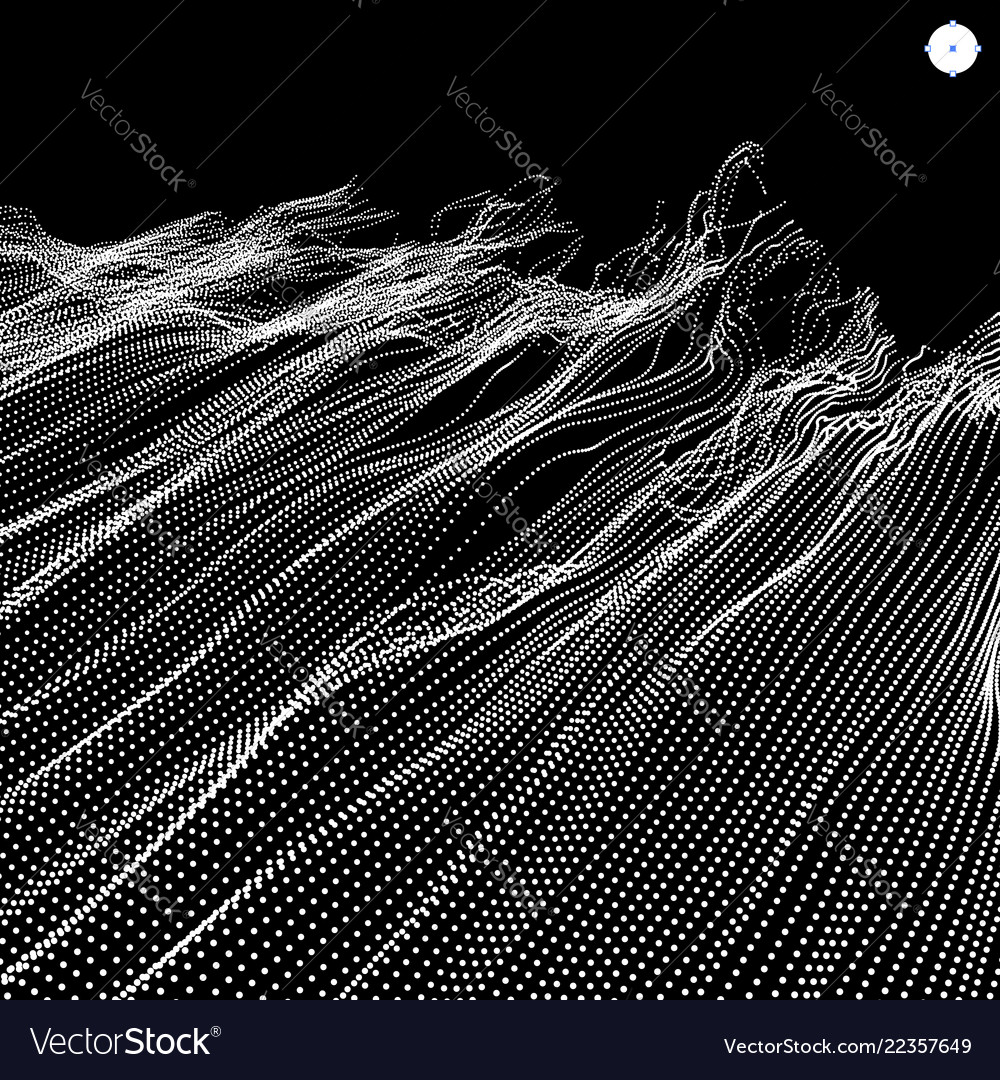 Dynamic Wave Background with Dots