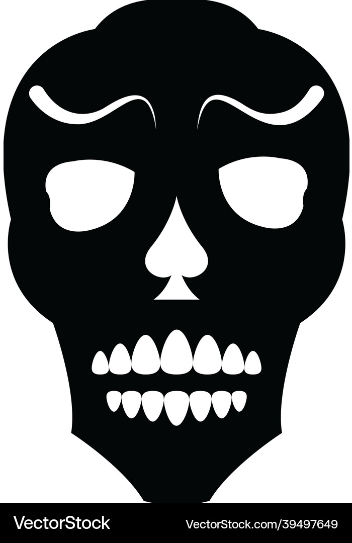 Human skull Royalty Free Vector Image - VectorStock