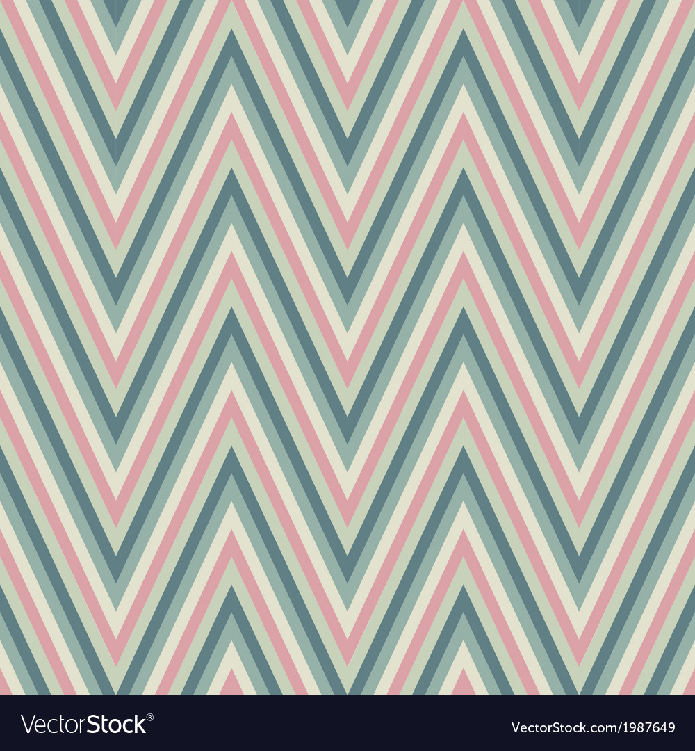 Retro Zigzag Chevron Pattern