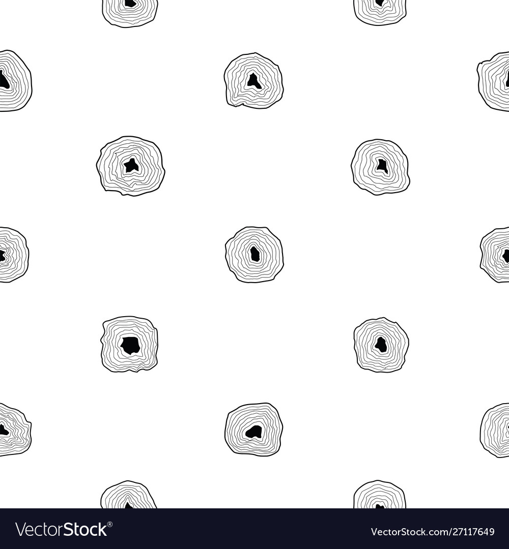 Tree ring seamless pattern background icon