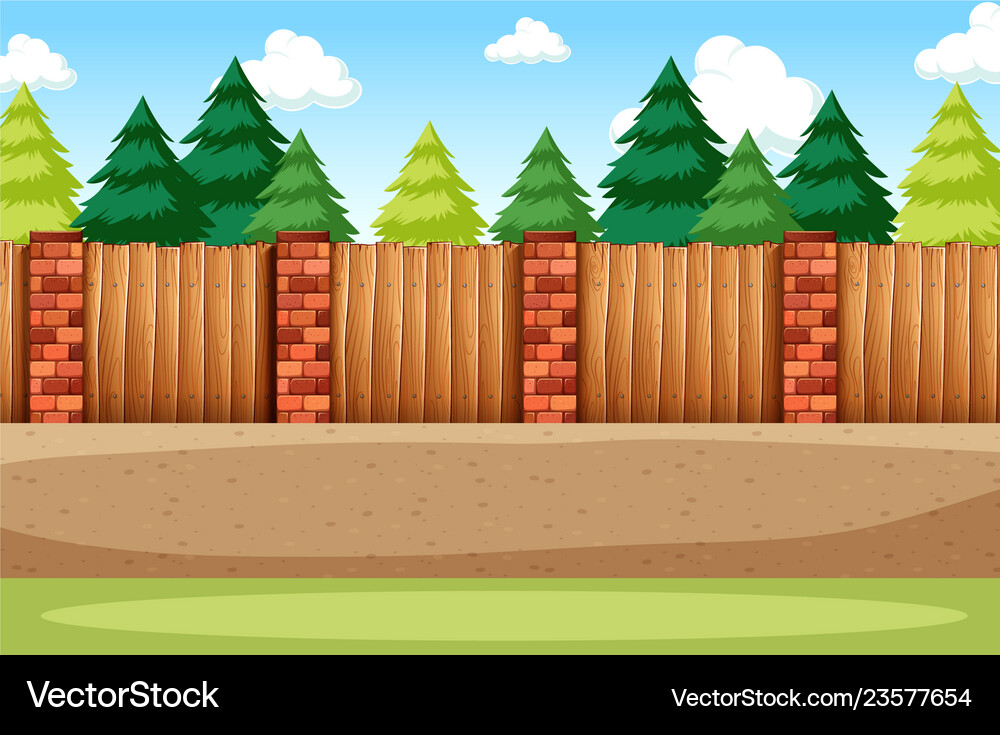 A flat nature background Royalty Free Vector Image