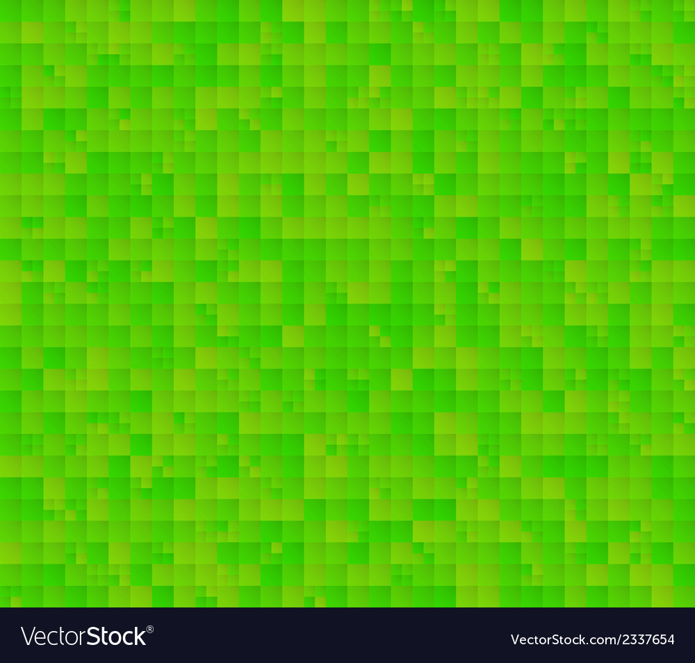 Abstract green background with squares
