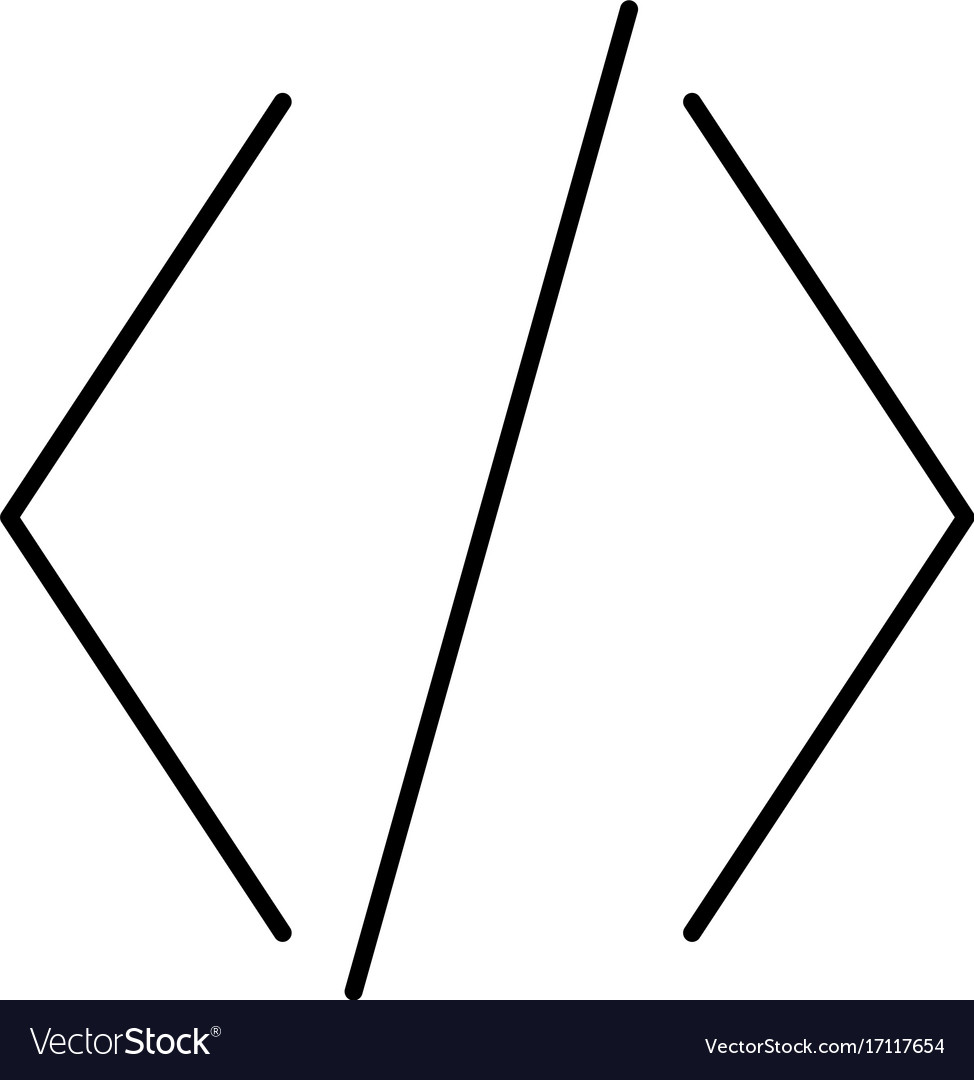 Brackets code coding development icon