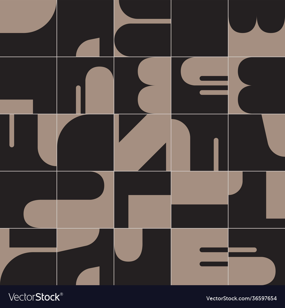 Deconstructed abstract pattern design