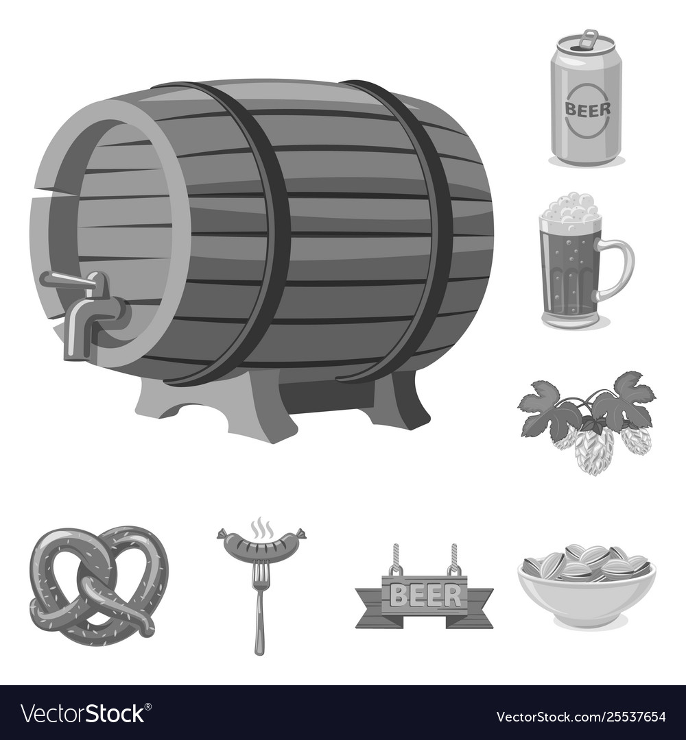 Design pub and bar icon set
