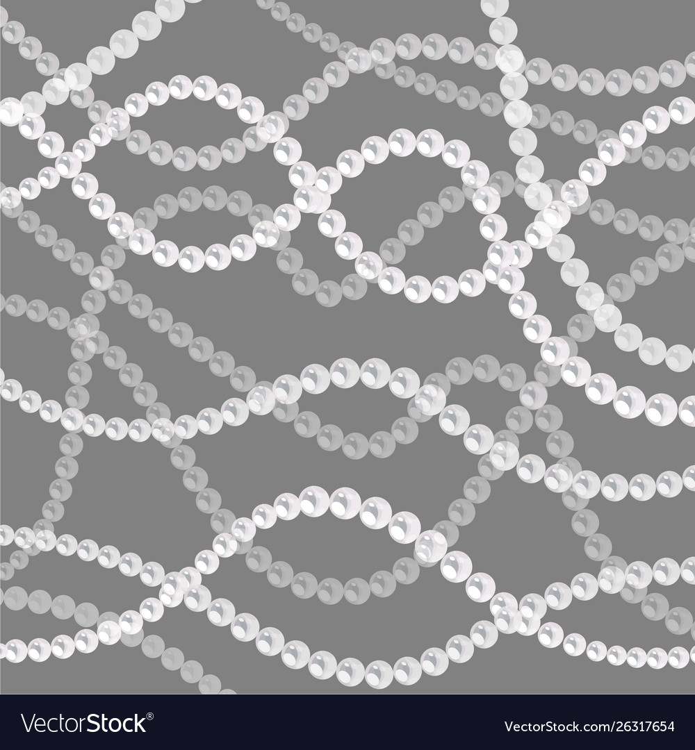 Elegant Pearl String Background