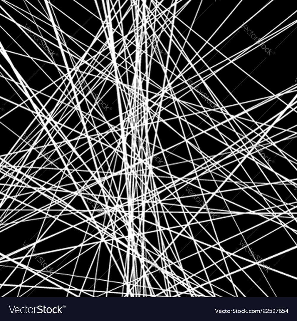 Geometric s with random edgy irregular lines vector image Geometric s with random edgy irregular lines