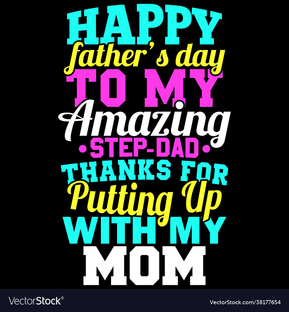 Happy fathers day amazing dad design