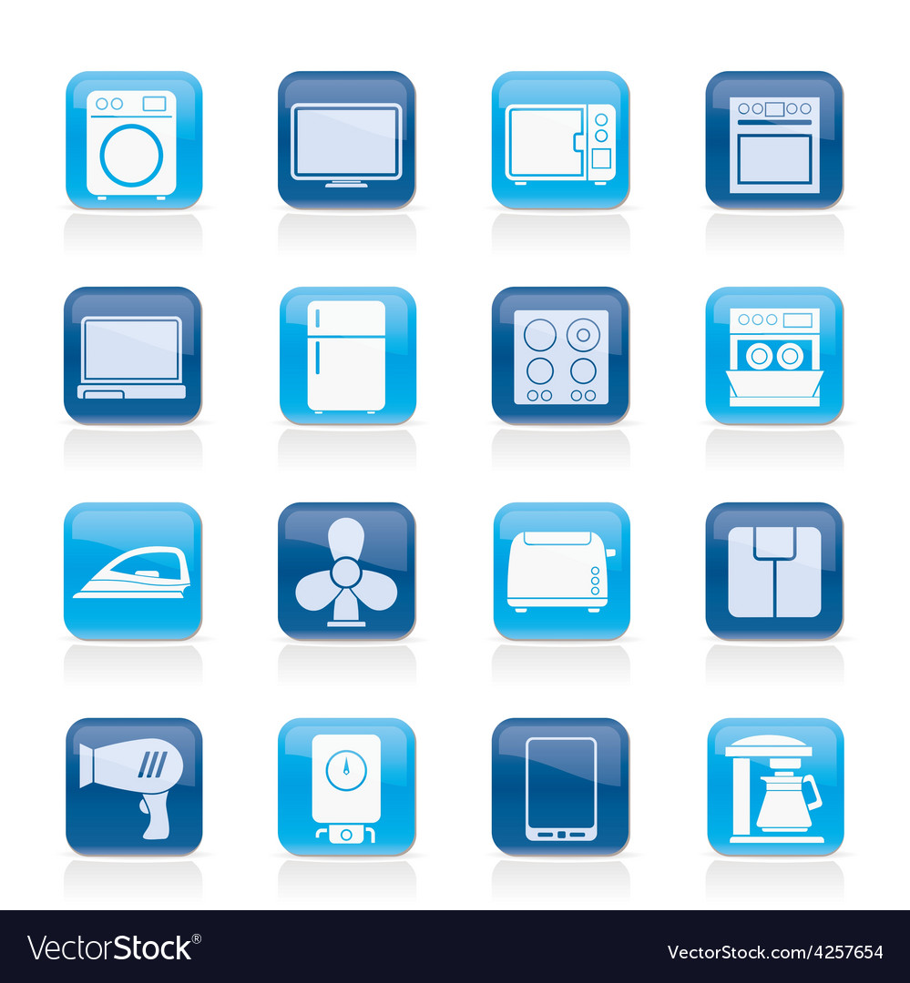 Home appliance icons