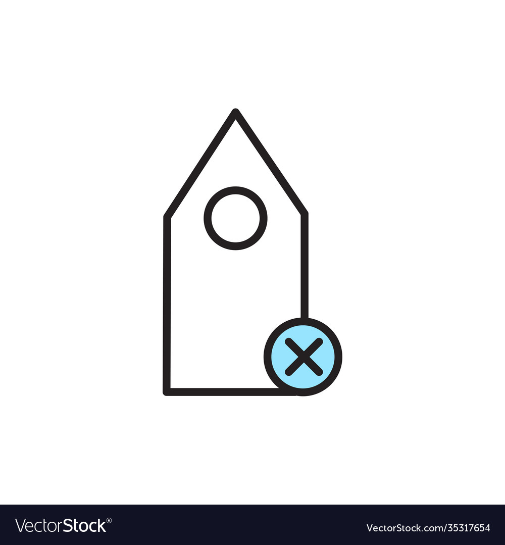 Isolated mark icon vector image Isolated mark icon