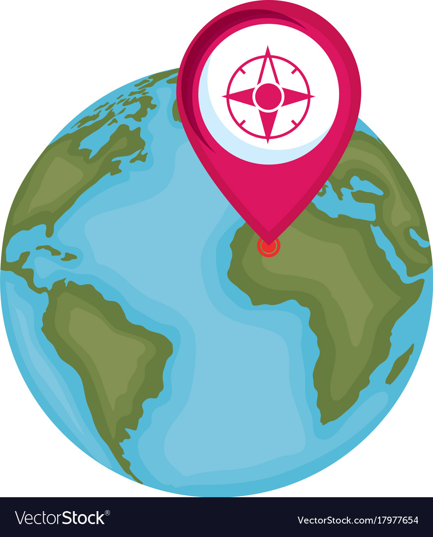 Planet with pointer location