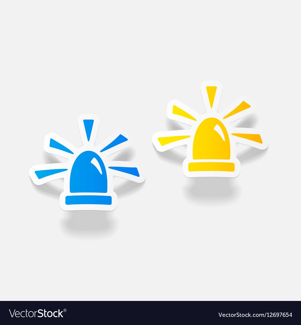 Realistic design element flasher