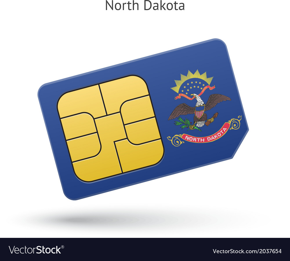 North Dakota Flag Place Card North Dakota Flag Place Card