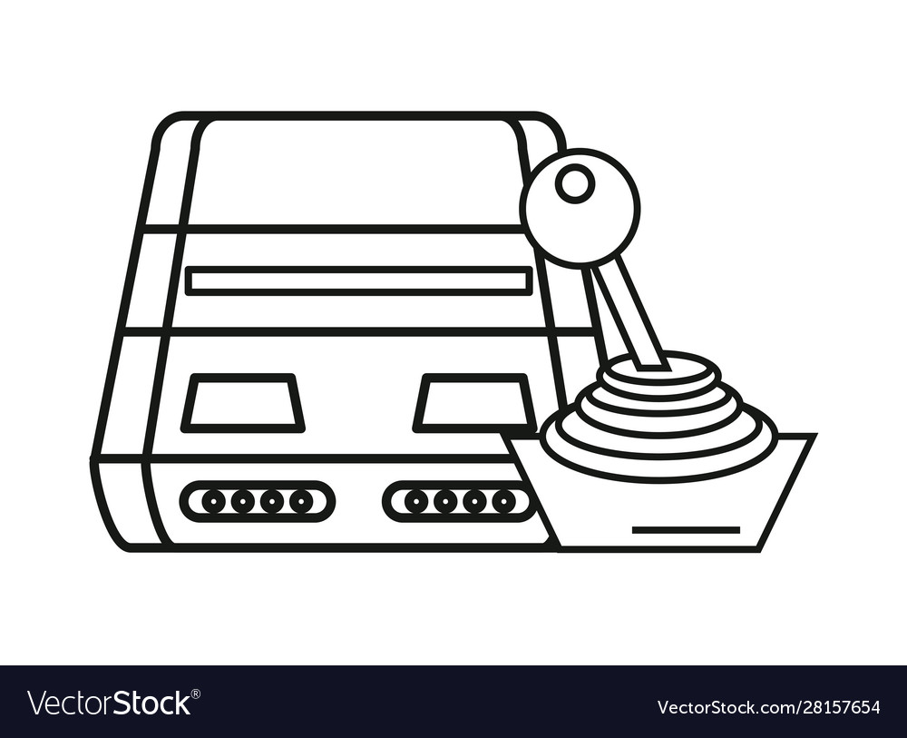 Video game console device with joystick control