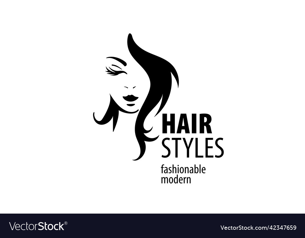 A womans hairstyle Royalty Free Vector Image - VectorStock