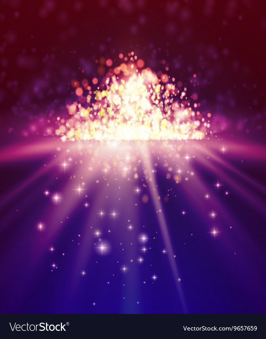 Abstract Bokeh Mirror Background