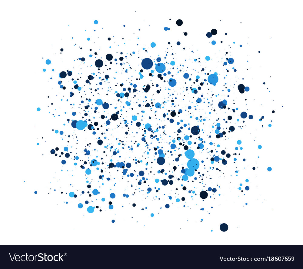 Abstract circles background random size