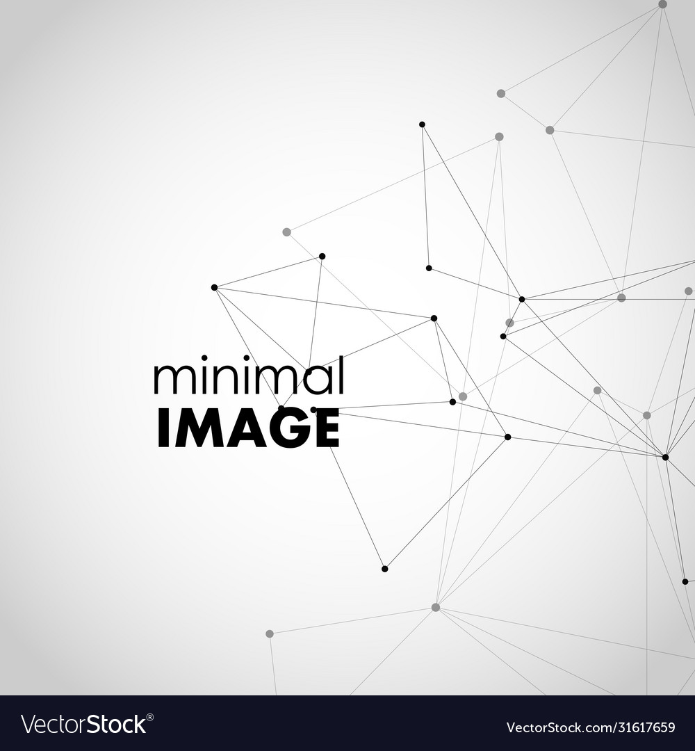 Abstract Connected Lines Background