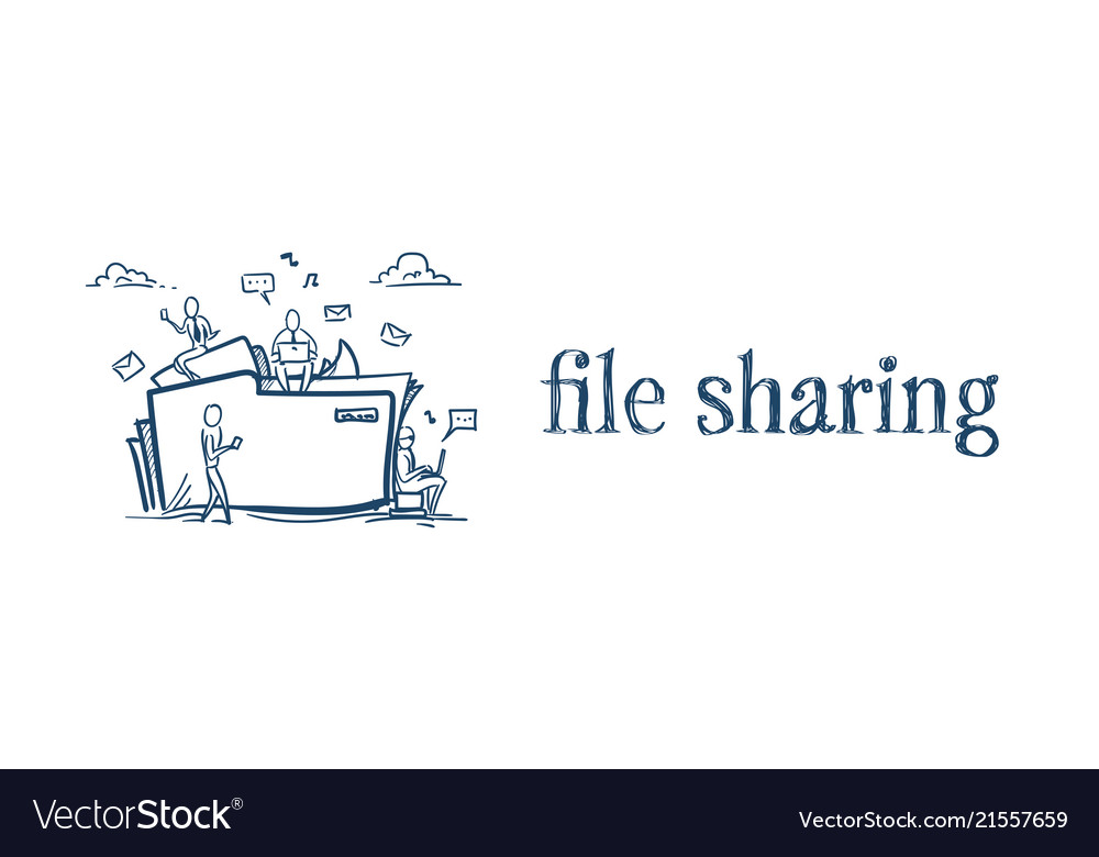 Cloud data storage folder file sharing service