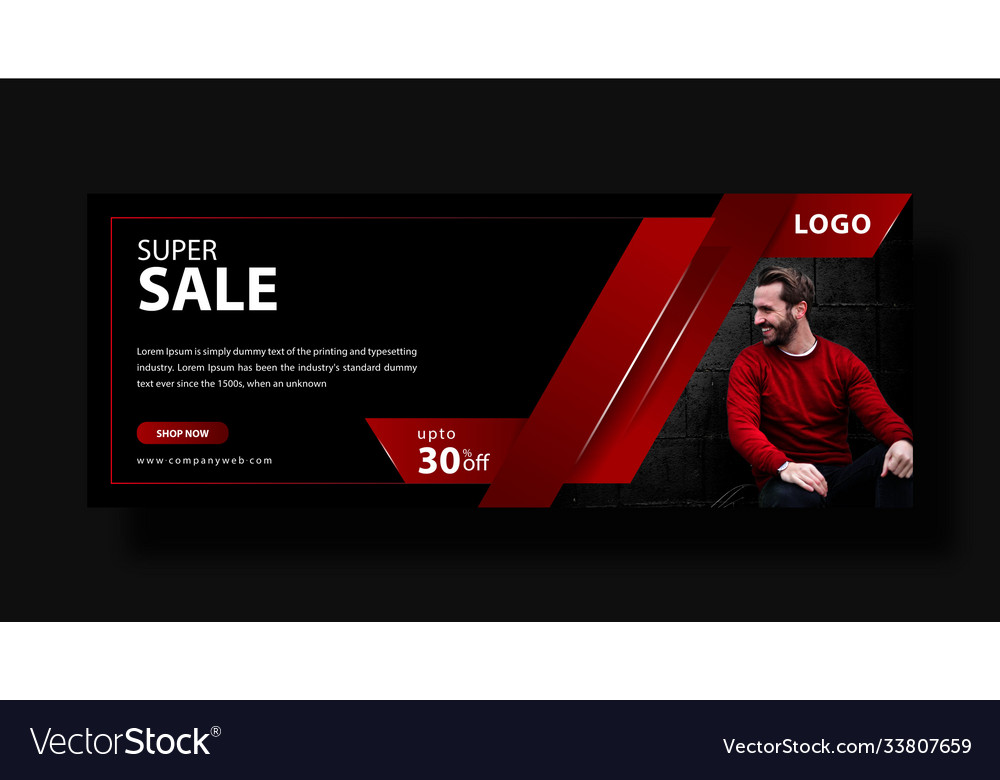 Fashion sale social media post or facebook promoti