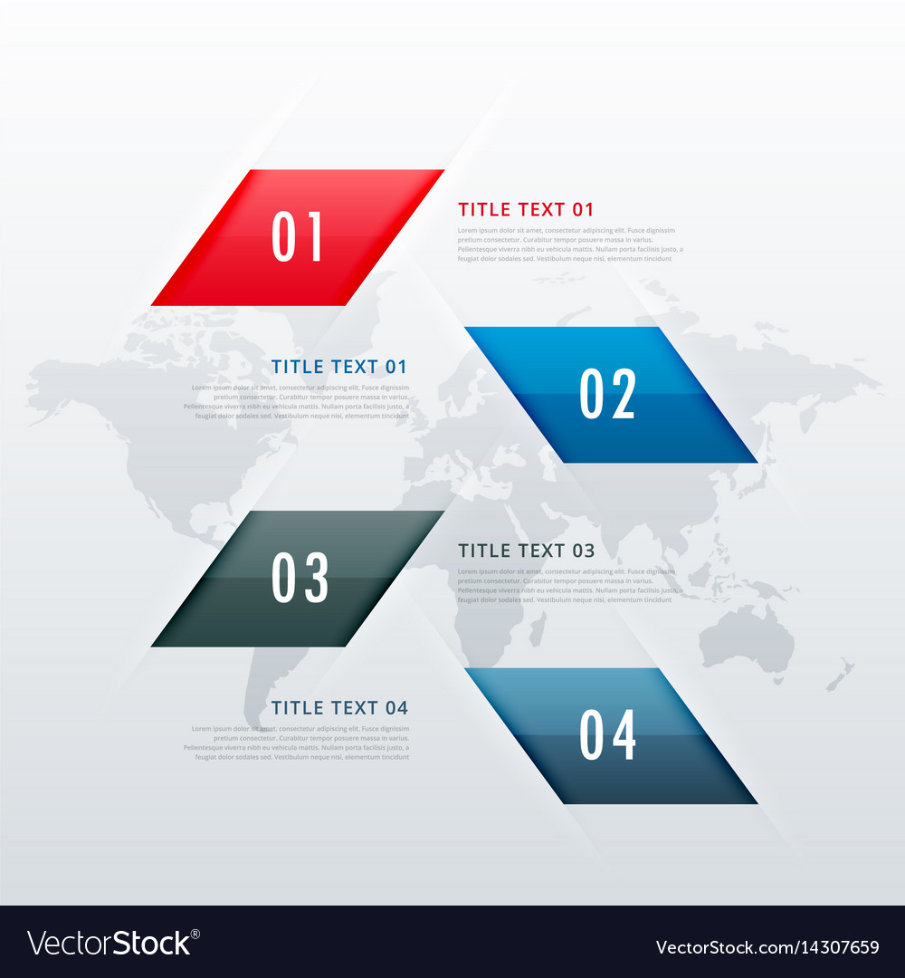 Four Steps Business Workflow Template