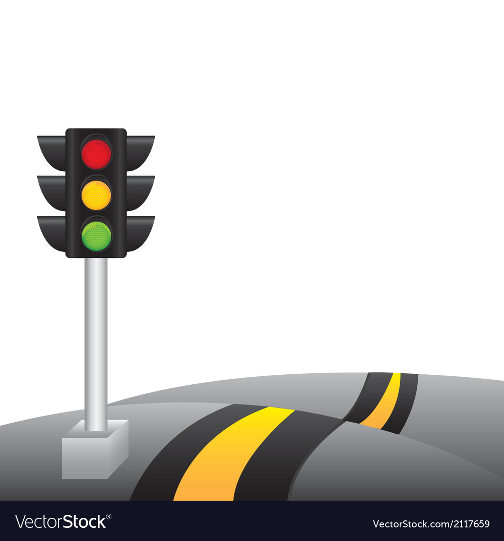 Semaphore over street with space for copy