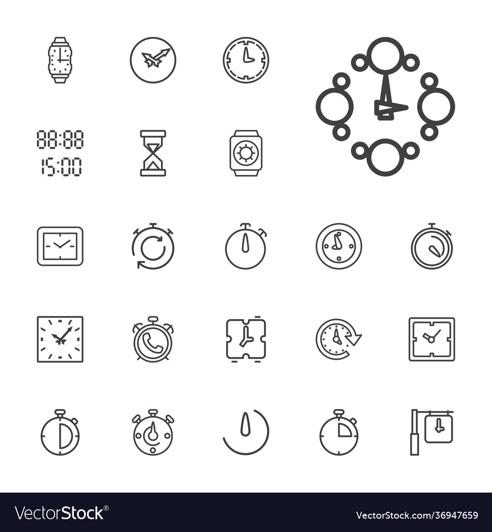 Timer icons