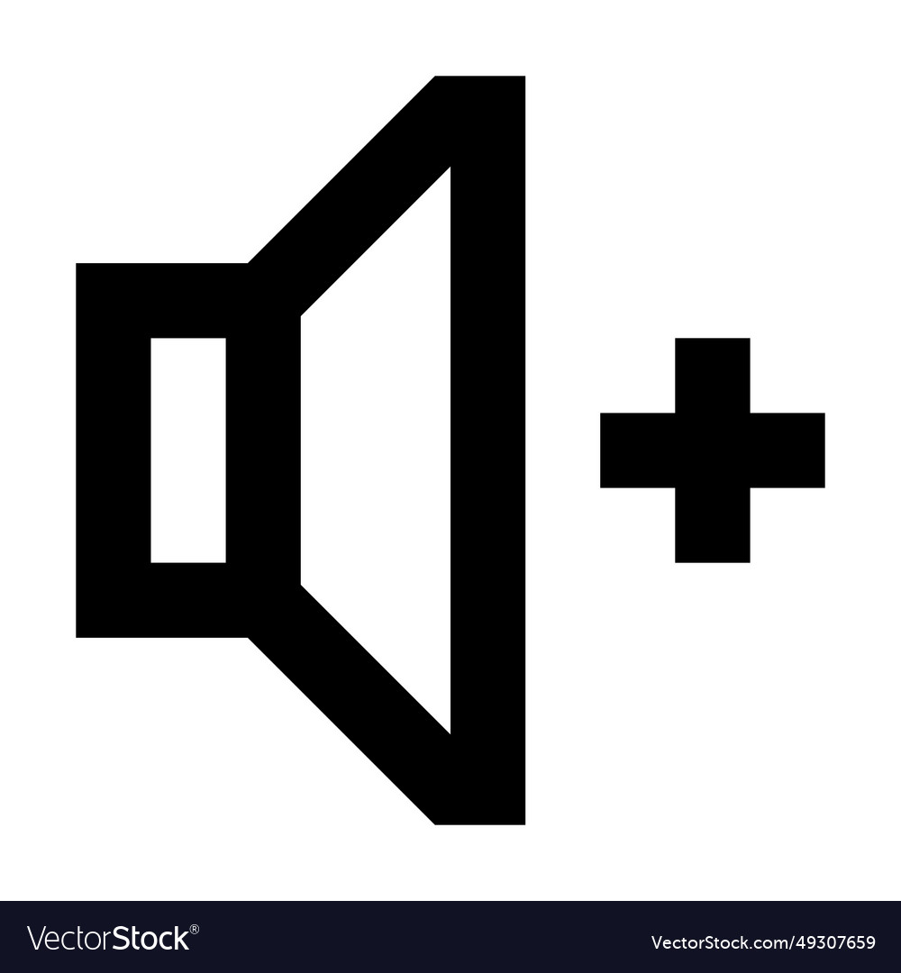 Volume up icon suitable for website ui design