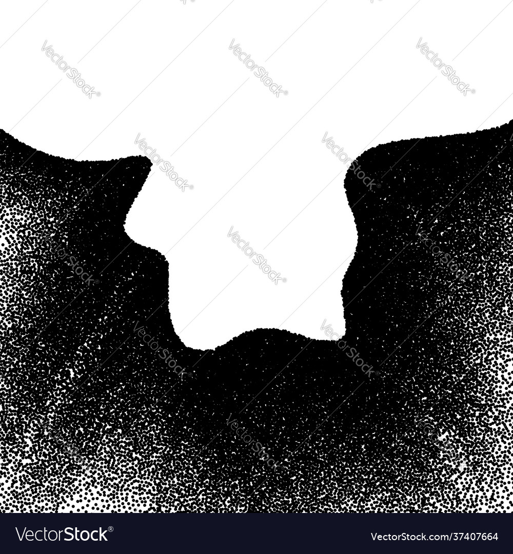 Abstract background with wave scattered dots vector image Abstract background with wave scattered dots