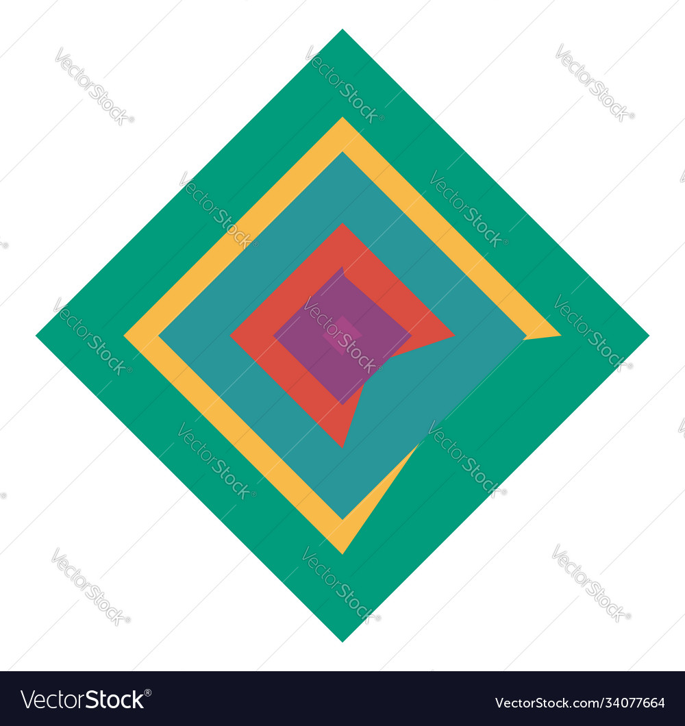 Abstract random geometry shape generative art Vector Image Abstract random geometry shape generative art