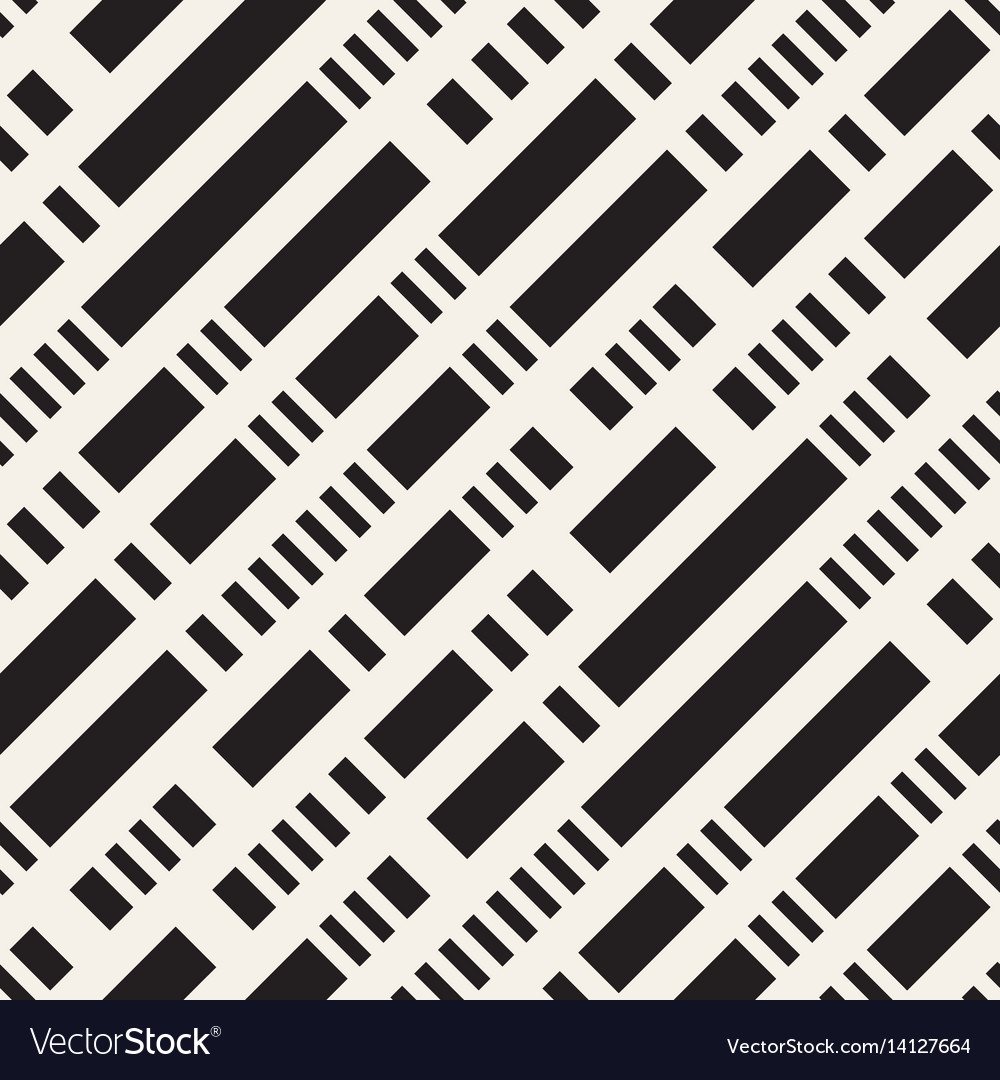 Black and white irregular dashed lines pattern
