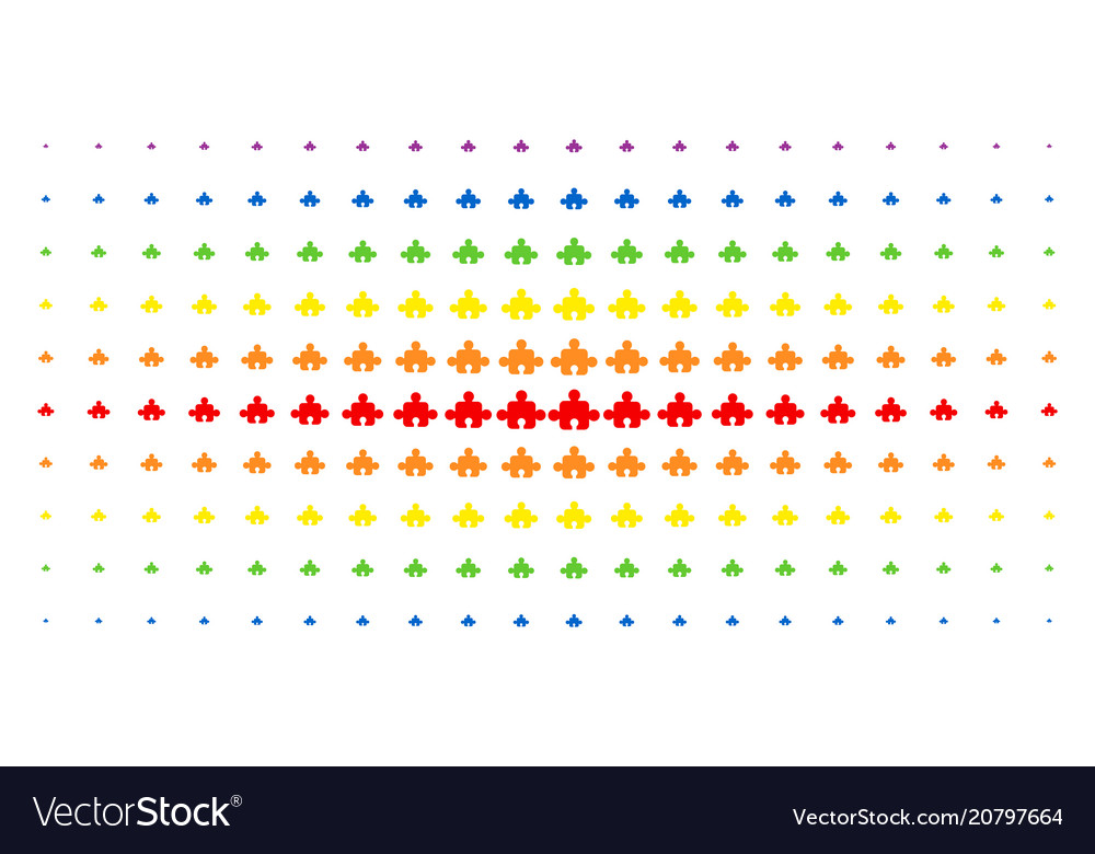 Component spectral halftone grid