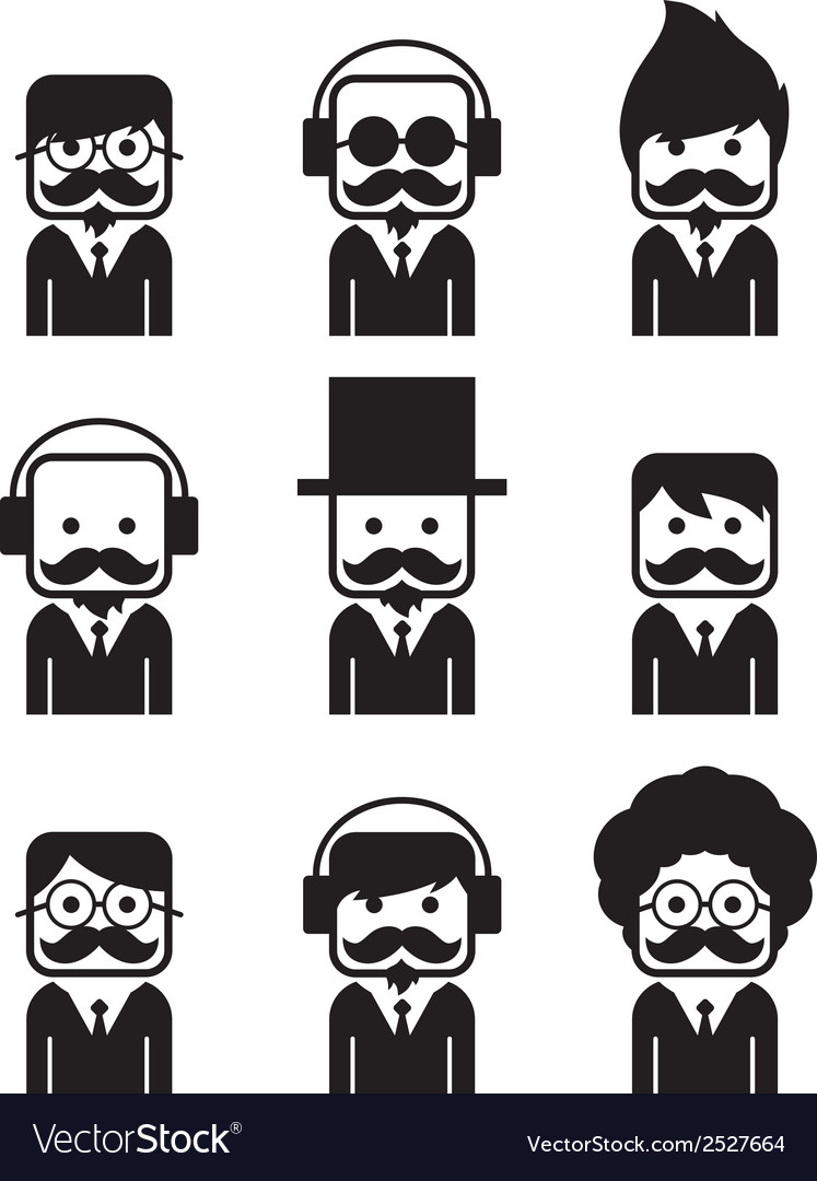 Icon portrait Royalty Free Vector Image - VectorStock